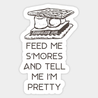 Feed Me S'mores Sticker